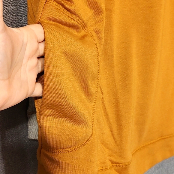 SHEIN Gold & Gray Oversized Hoodie with Pockets Sz XXL - Picture 3 of 8